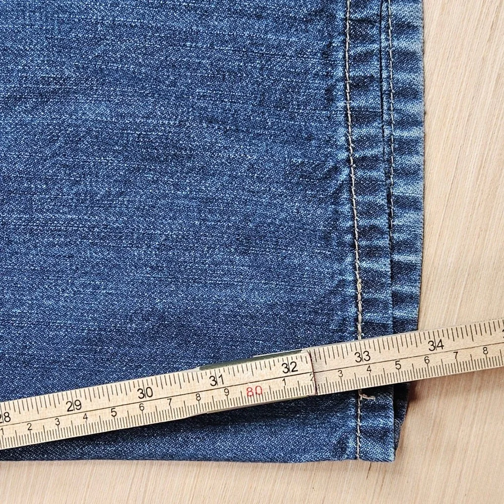 Y2K Levi's 514 Slim Straight Jeans Mens 34x34 Blue Denim Cotton Casual‎ Classic
